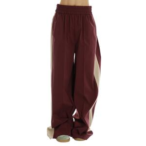 PANTALONE PALAZZO BORDEAUX